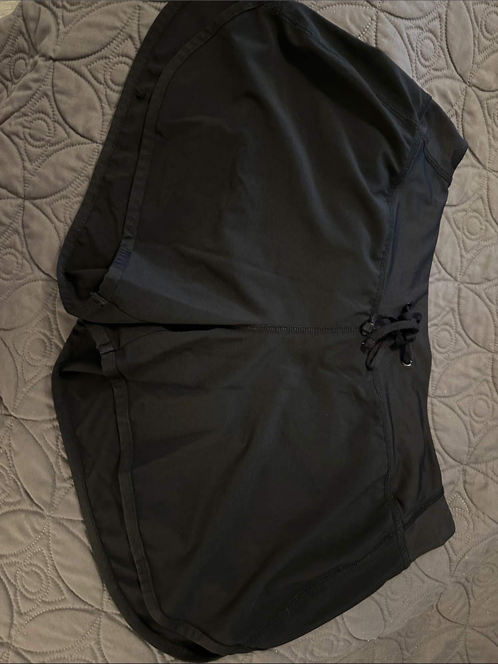 Tek gear Women’s lined Black Athletic Drawstring Shorts